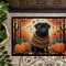 Edge Collections - 18" x 27" - Multicolor - Pug Artwork Doormat Indoor Outdoor Mat - 1 Piece